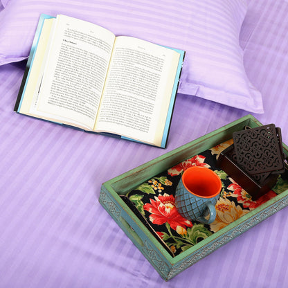 Cotton Bedsheet - Double Bed - Lavender/Mauve