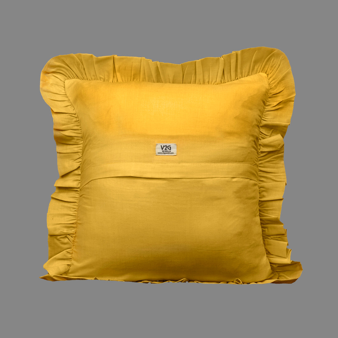 Cushion Cover-Kåpåås Collection II 17 II Set of 3 (Mango yellow)