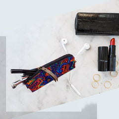 Stationary or MakeUp Pouch- Patola Rug