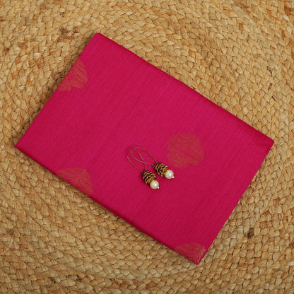Dupatta-Banarasi Muga - Rani Pink