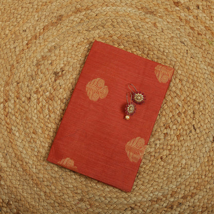 Dupatta-Banarasi Muga- Rust
