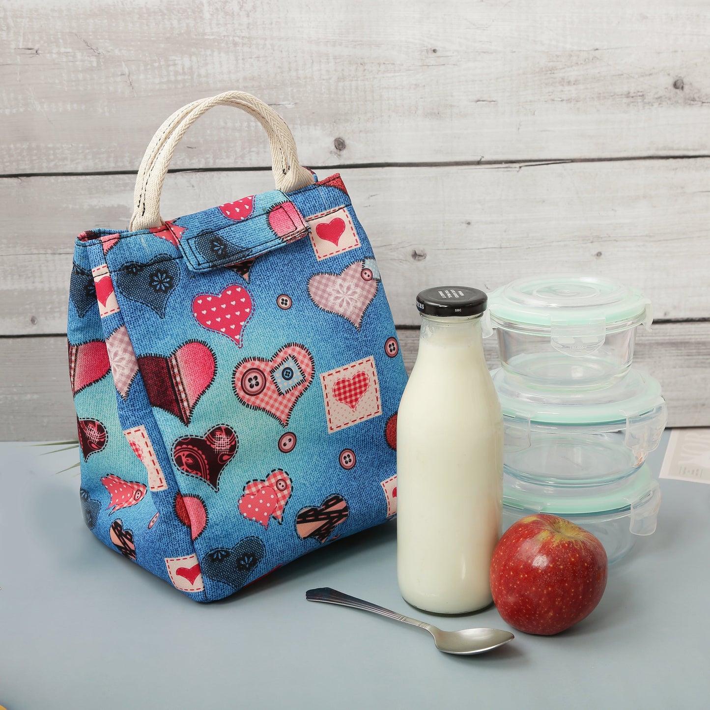 Lunch  Bag- Blue Denim