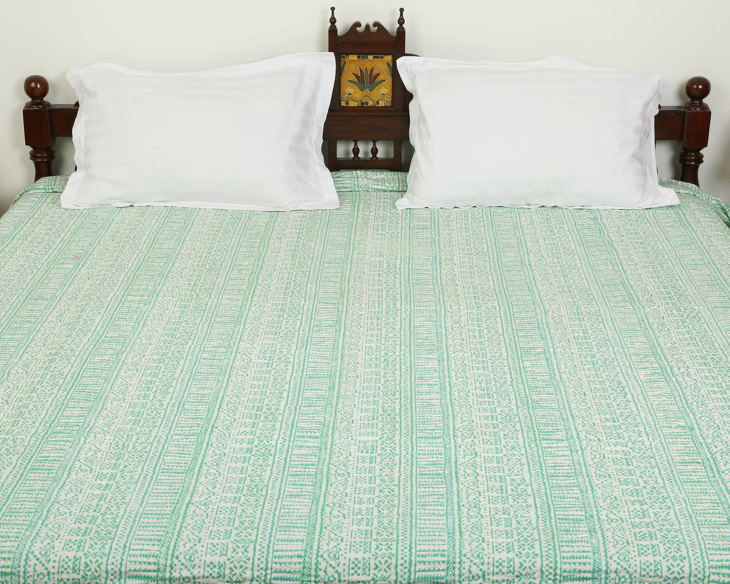 Bedcover - Kantha Geometrical
