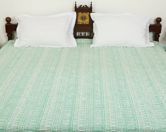 Bedcover - Kantha Geometrical