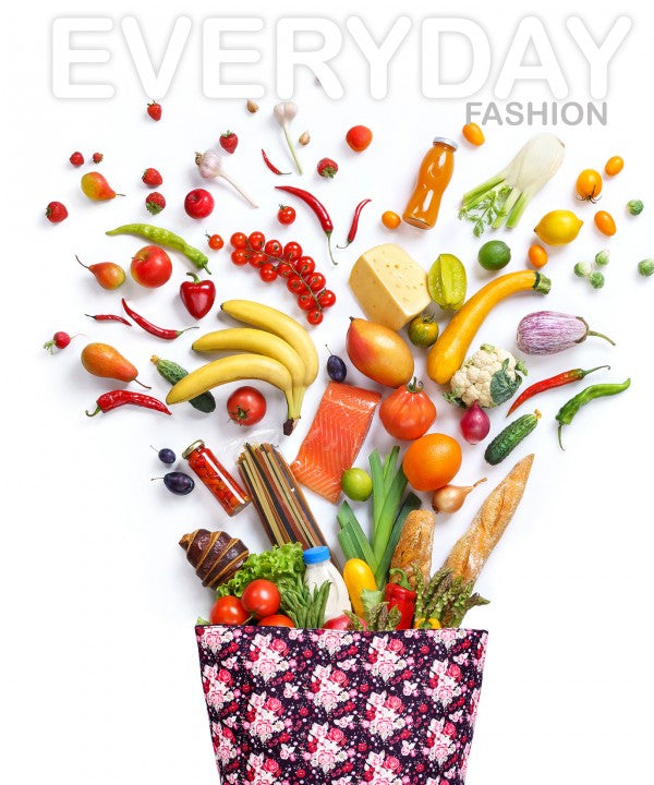 Shopper bag-Red Roses Bunch