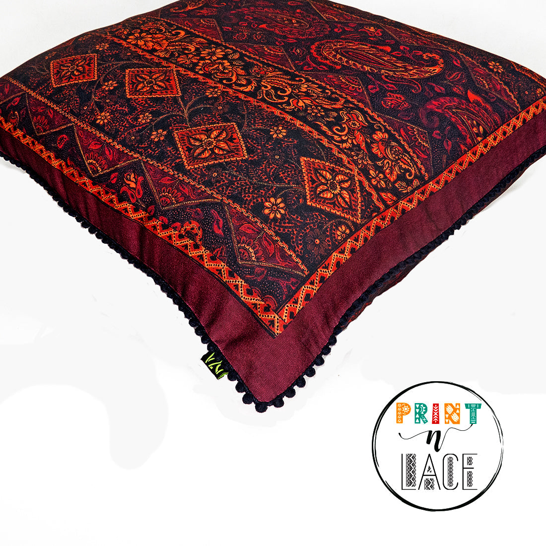 Print n Lace 015(maroon)