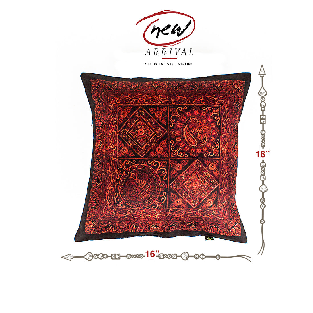 Cushion Cover-Ethnic Collection-900027-Set of 2