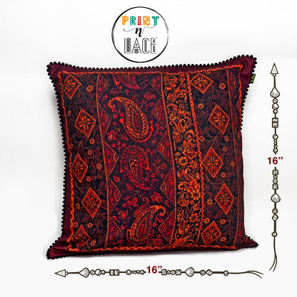 Print n Lace 015(maroon)