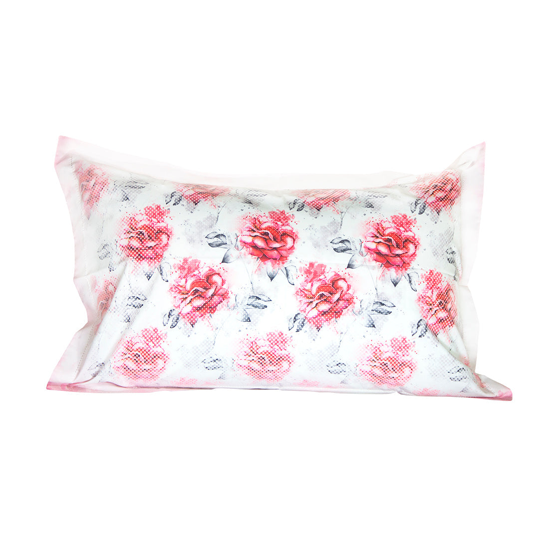 Pillow Cover-Printed- Mosaic Roses-Pair