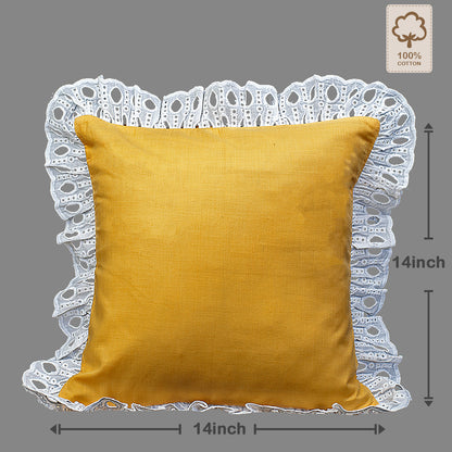 Cushion Cover-Kåpåås Collection II 17 II Set of 3 (Mango yellow)