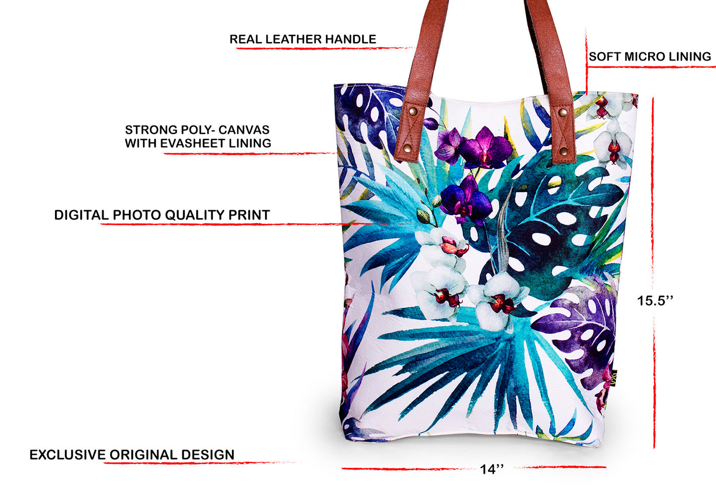 Tote Bag-Tropical Treat