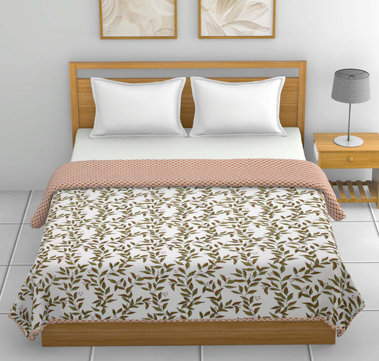 Dohar Cotton-Double Bed-Autumn Rust