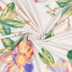 Print Bedsheet - Double Bed - Hibiscus Bunch