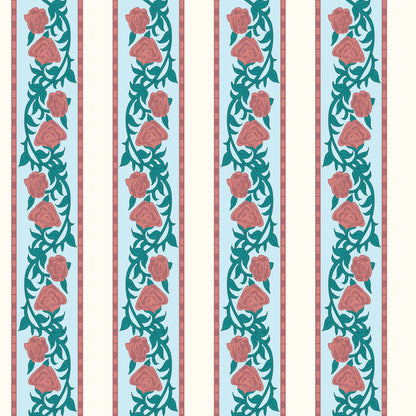 Pure Cotton Printed Bedsheet- Double Bed -Daisy Pink