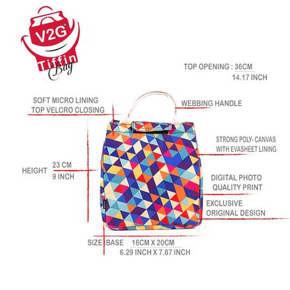 Lunch Bag- Colored Pattern