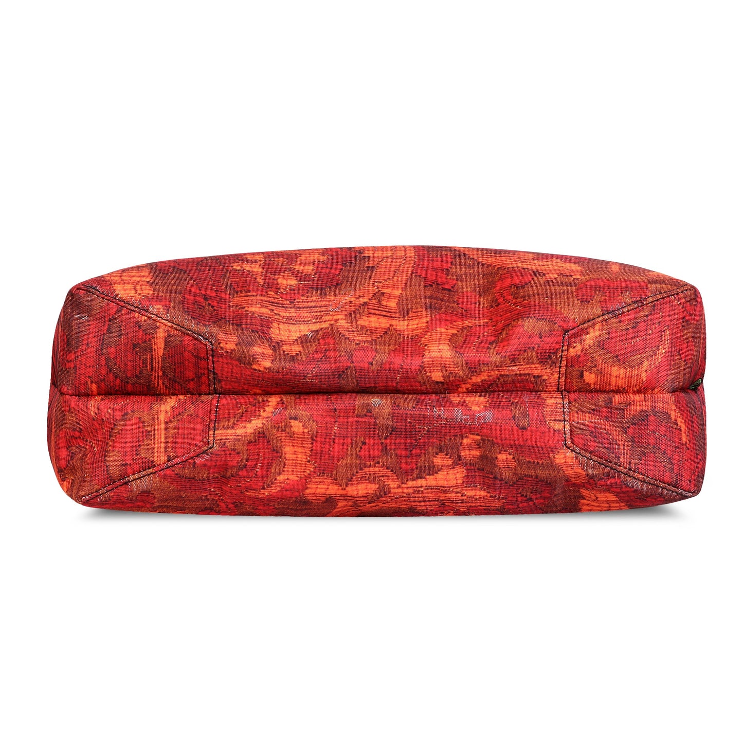 Shopper Bag-Red Jaquard