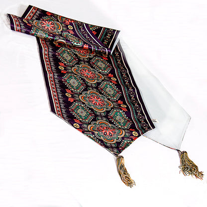 Runner-Blue Rangoli Pattern