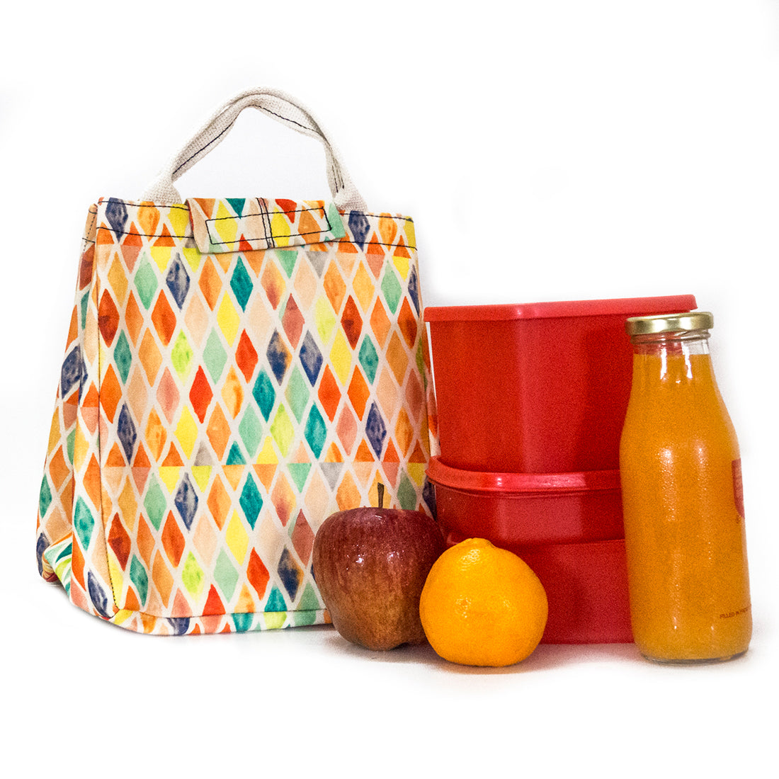 Tiffin- Lunch Bag- Geometric Pattern 4