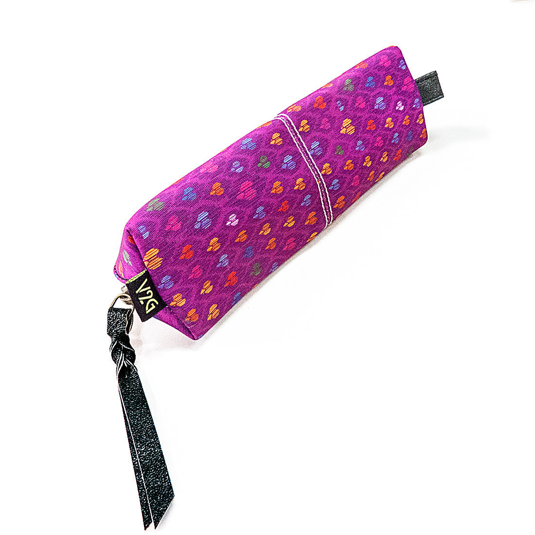 Stationary Pouch- Purple Ikat