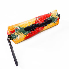 Stationary Pouch-Colorful Feathers