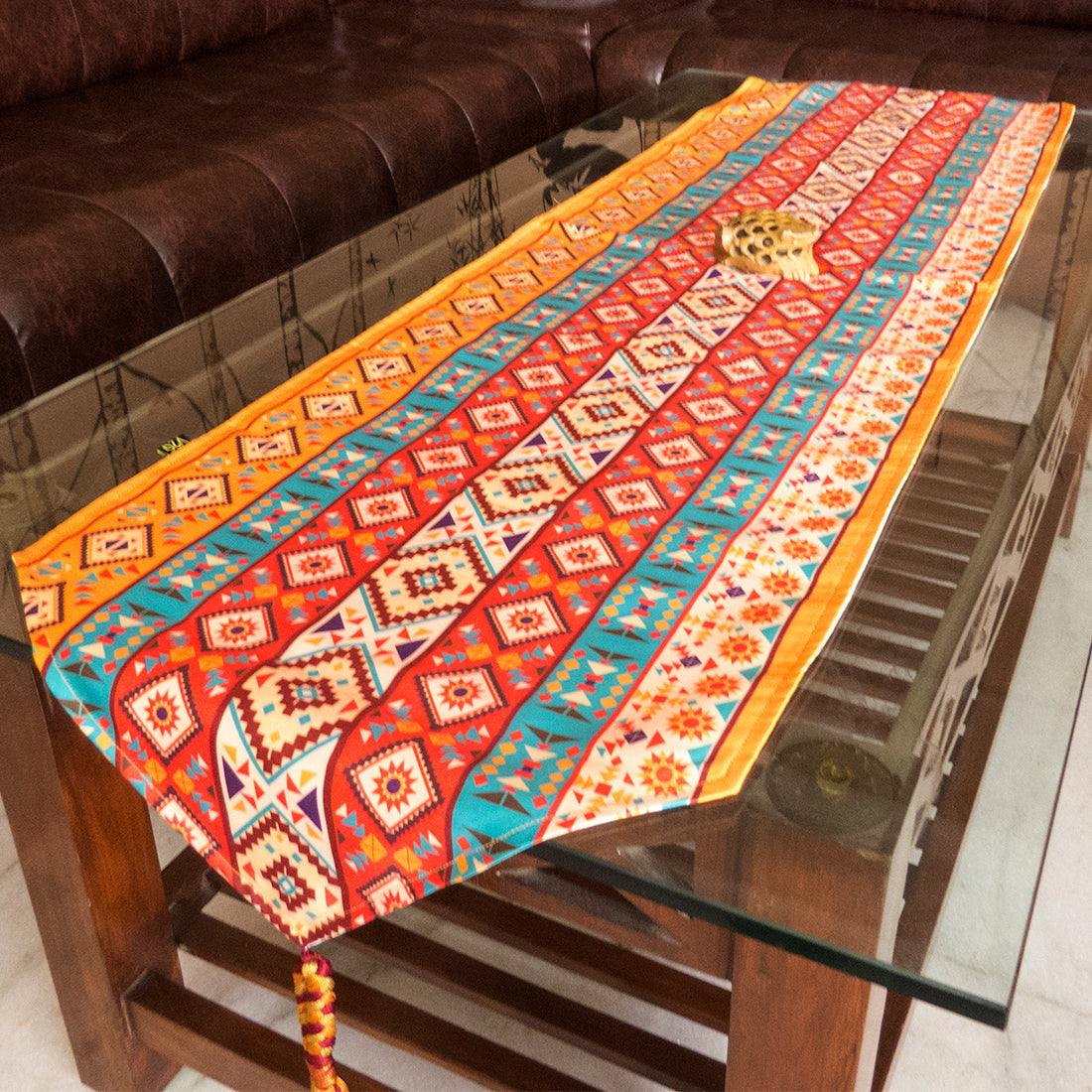 Yellow Rangoli Pattern