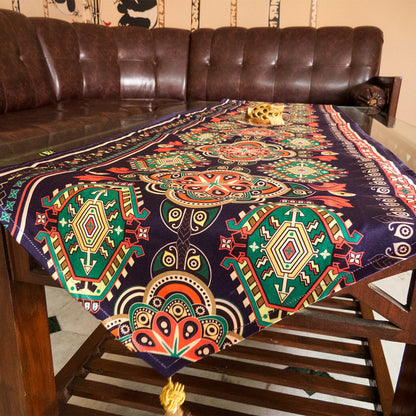 Runner-Blue Rangoli Pattern