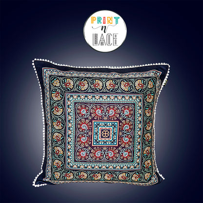 Print n Lace 040(black n multi)