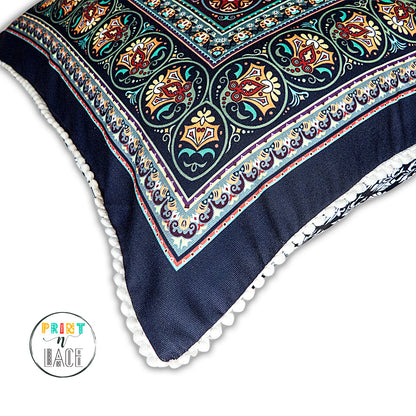 Print n Lace 040(black n multi)
