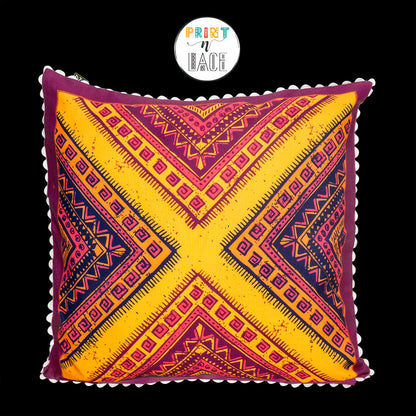 Print n Lace 028(purple n multi)