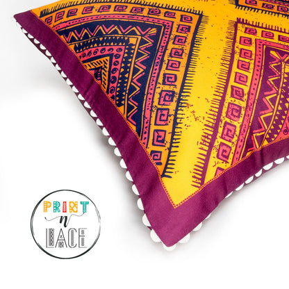 Print n Lace 028(purple n multi)