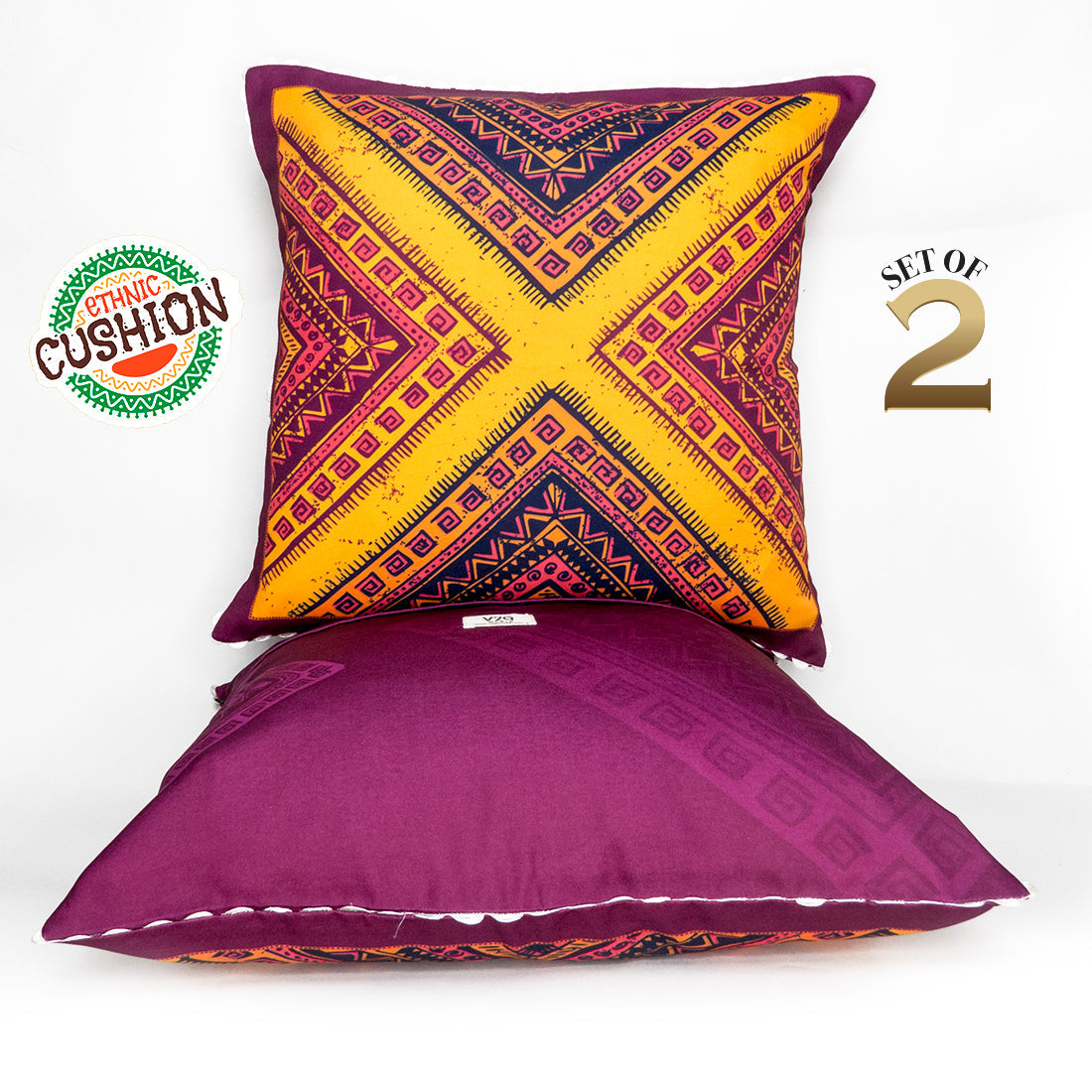 Print n Lace 028(purple n multi)