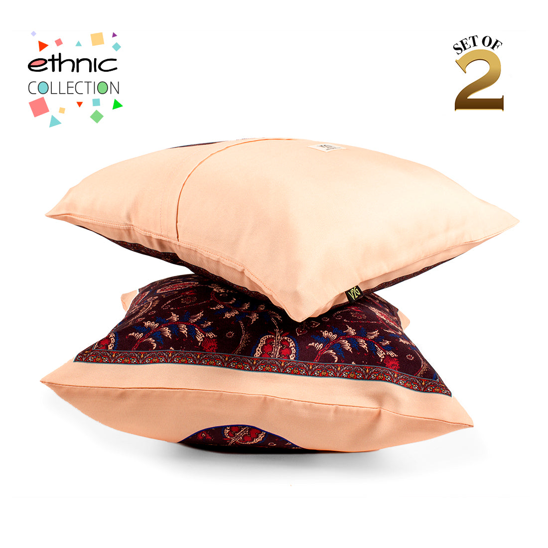 Cushion Cover-Ethnic Collection-39-Set of 2