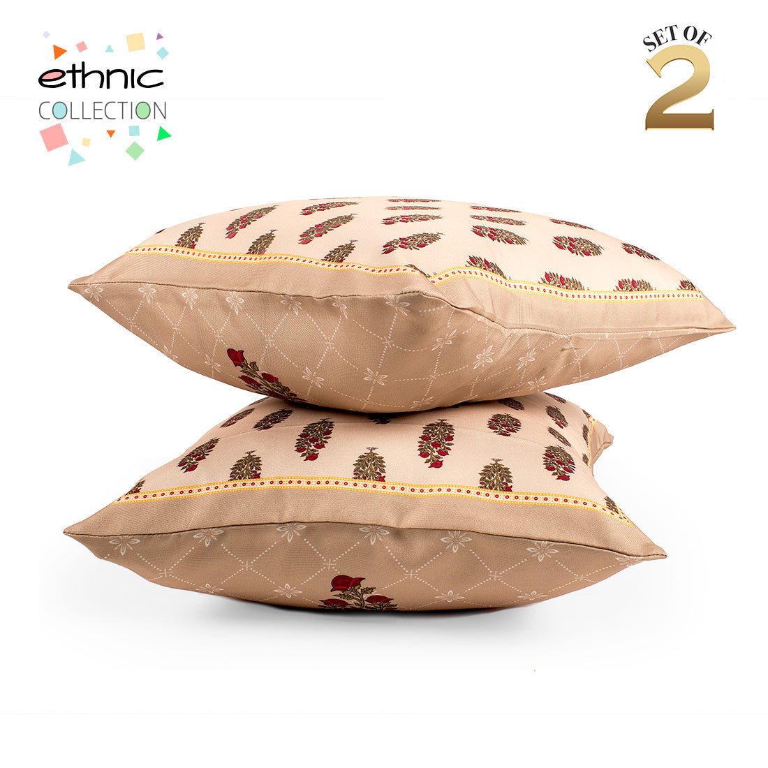 Cushion Cover-Ethnic Collection-32-Set of 2