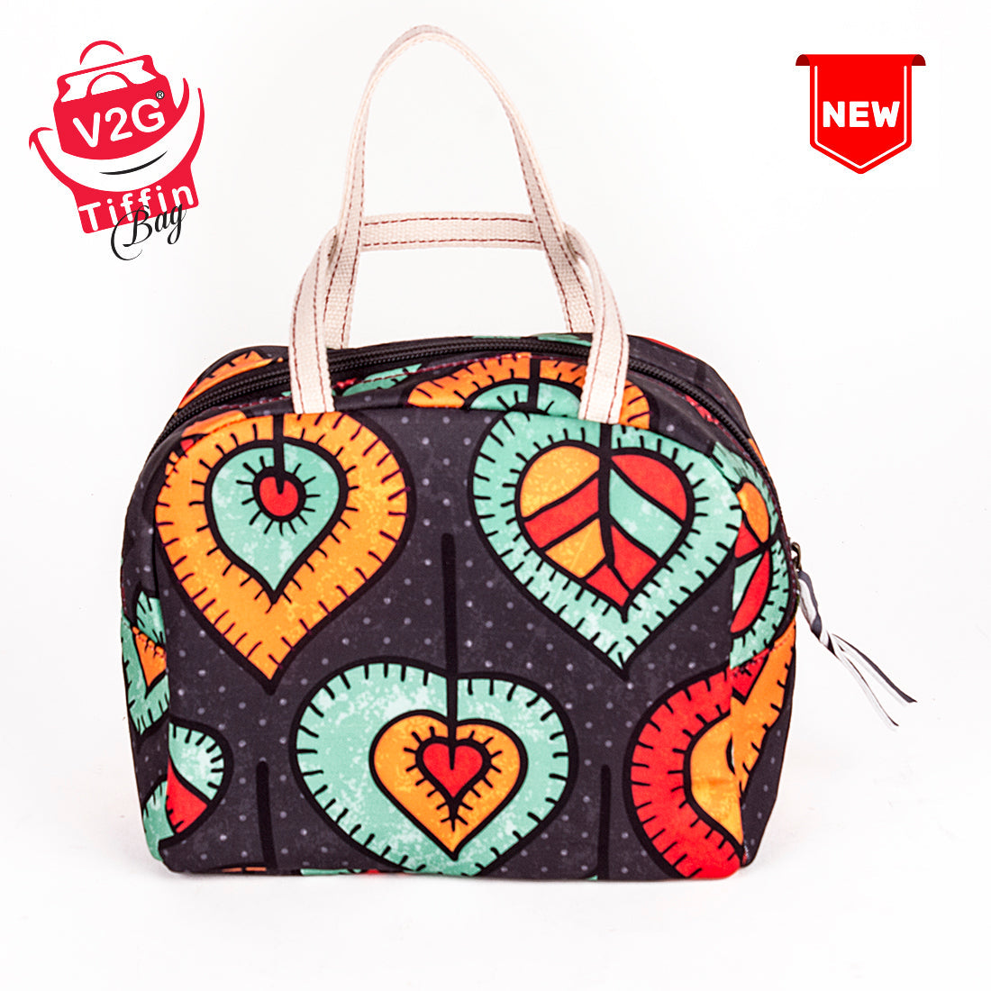 Lunch Bag-Leaf Pattern