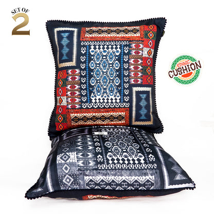 Print n Lace 047(black n multi)