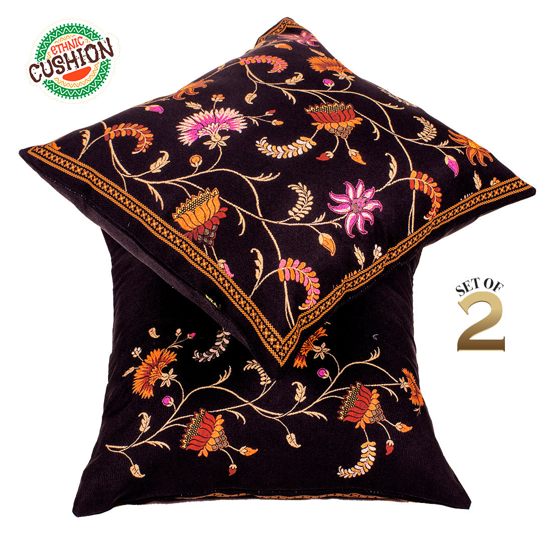 Cushion Cover-Ethnic Collection-90004-Set of 2