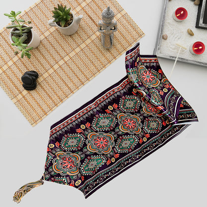 Runner-Blue Rangoli Pattern