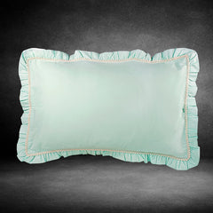 Pillow Covers-Plain Color-Light Sea Green- Pair