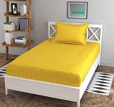 Single Bedsheet- Yellow