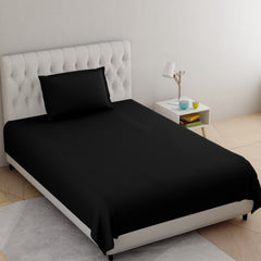 Single Bedsheet- Black