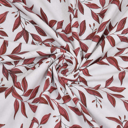 Dohar Cotton-Double Bed- Autumn Red