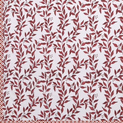 Dohar Cotton-Double Bed- Autumn Red