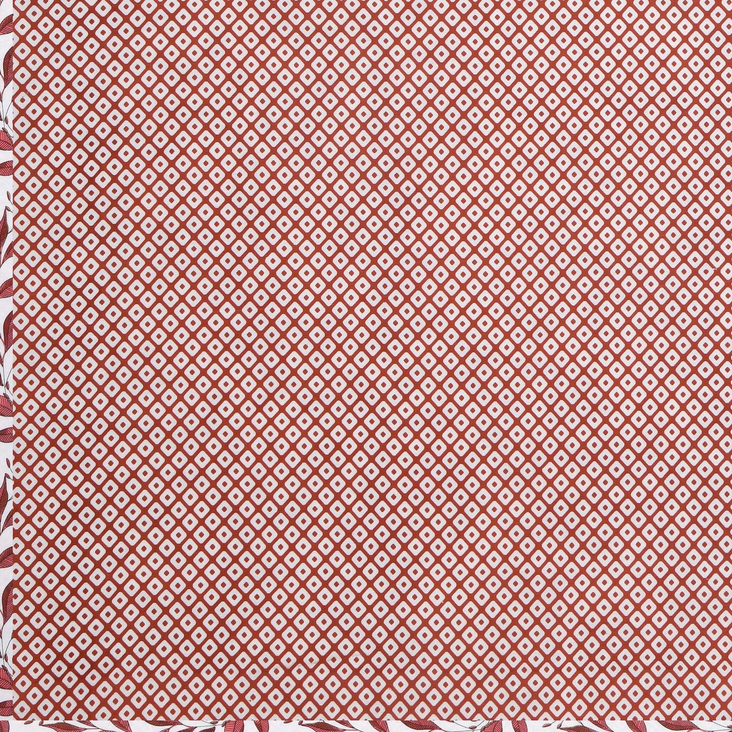 Dohar Cotton-Double Bed- Autumn Red