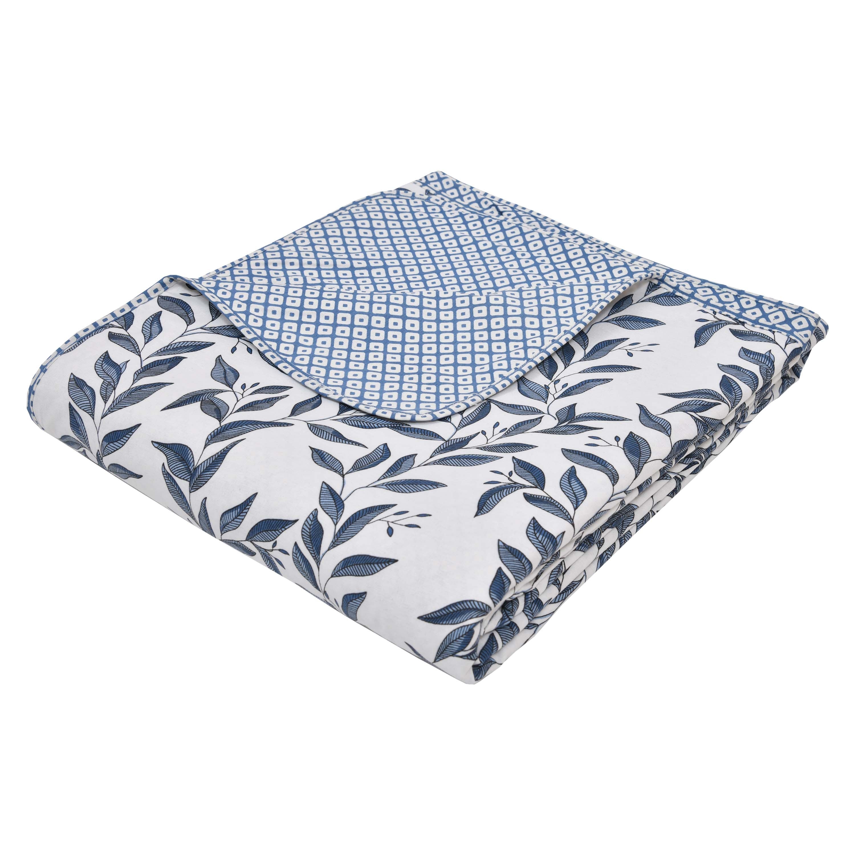 Dohar Cotton-Double Bed-Autumn Blue