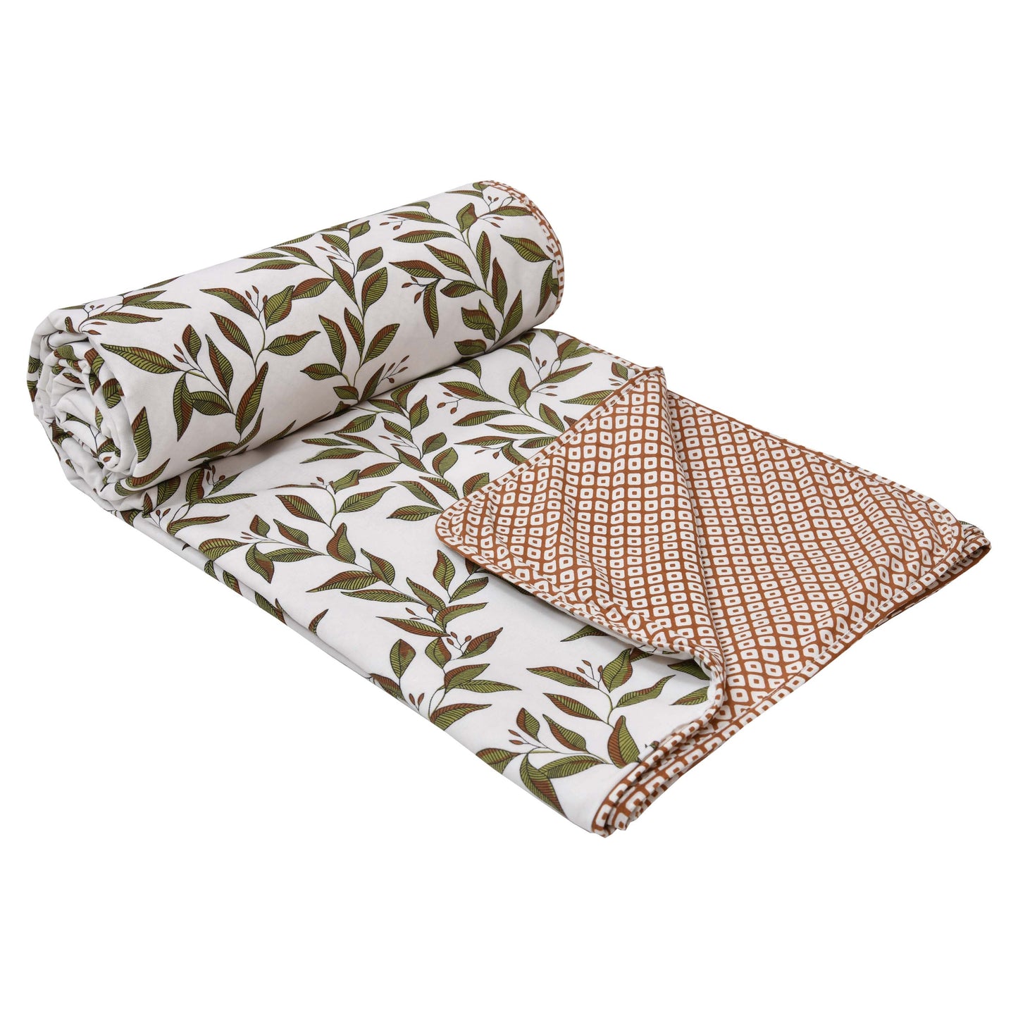 Dohar Cotton-Double Bed-Autumn Rust