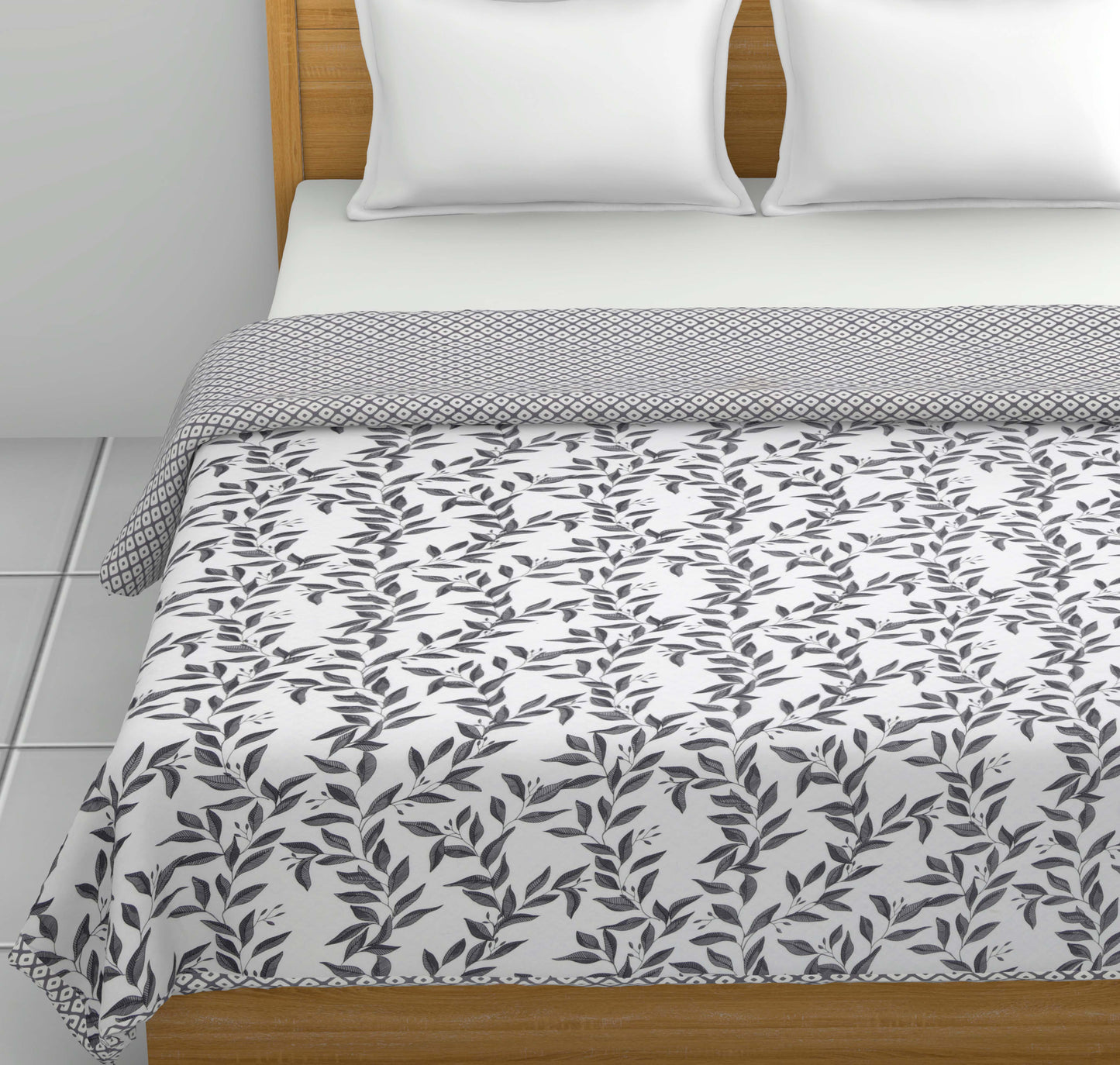 Dohar Cotton-Double Bed-Autumn Gray