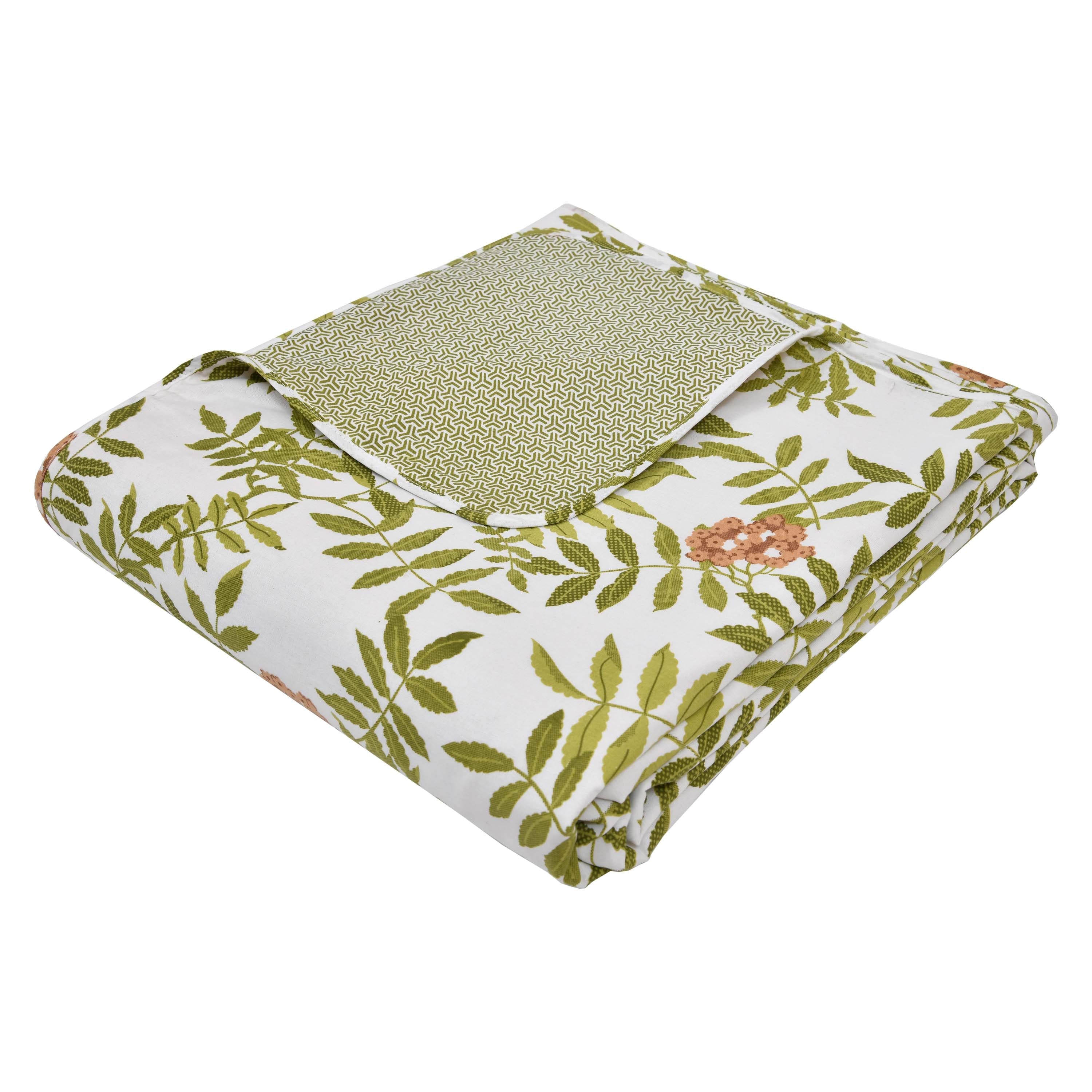 Dohar Cotton-Double Bed- Autumn Green