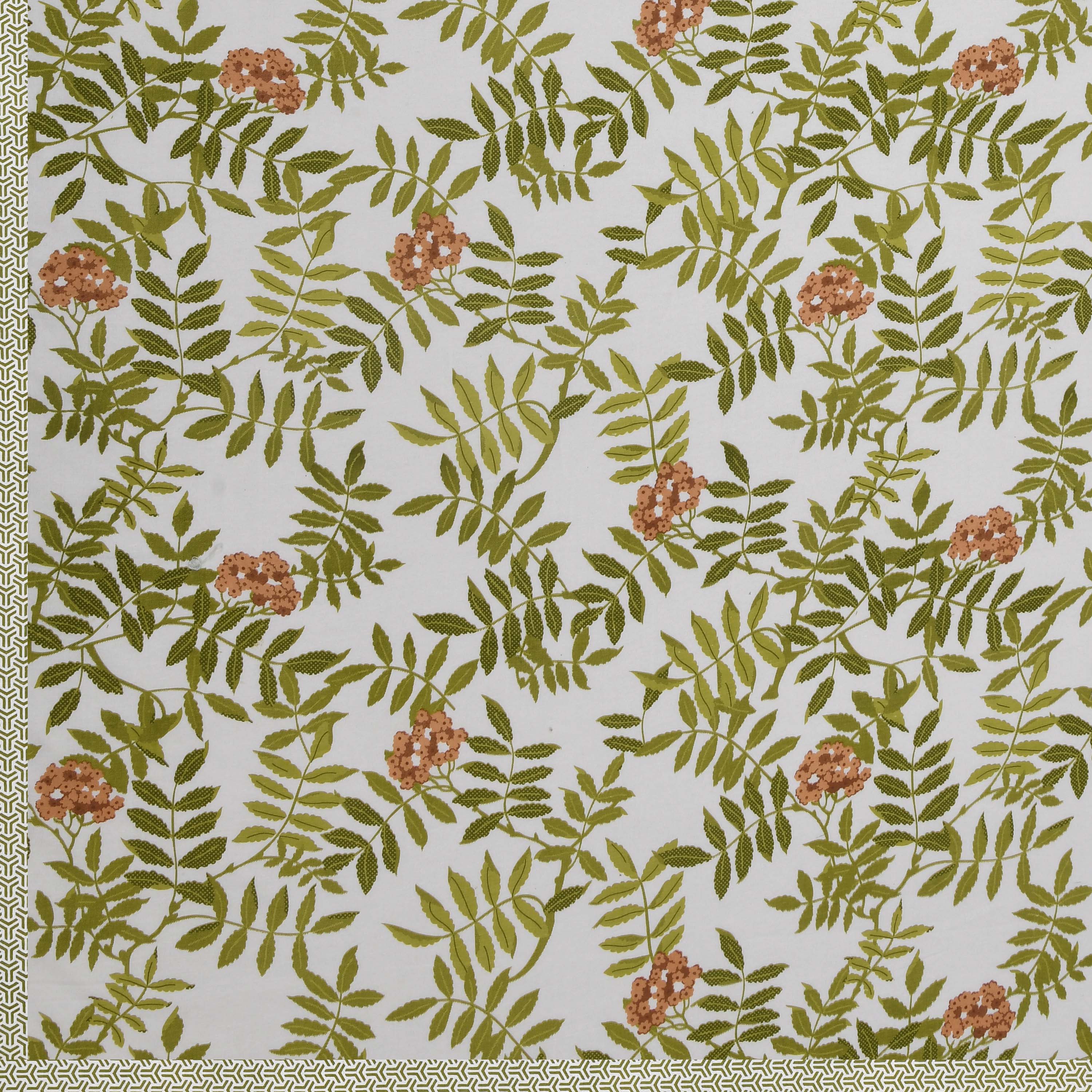 Dohar Cotton-Double Bed- Autumn Green