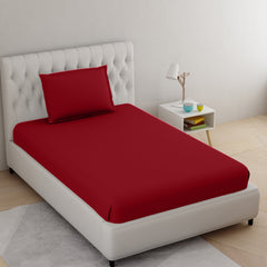 Single Bedsheet- Red