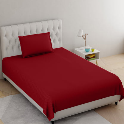 Single Bedsheet- Red